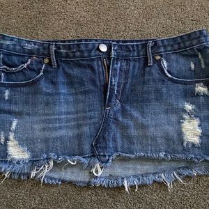 Abercrombie jean skirt